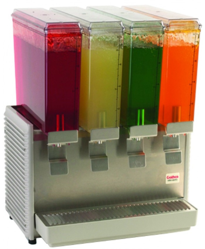 Mini Cold Beverage Dispenser - Quad Bowl 